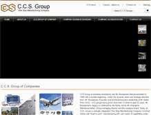 Tablet Screenshot of ccsgroups.com